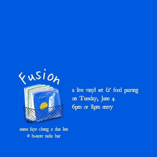 FUSION: live vinyl and food pairing